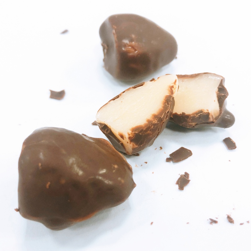 Chocolate-coated soft candy Application